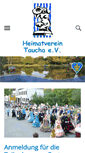 Mobile Screenshot of heimatverein-taucha.de